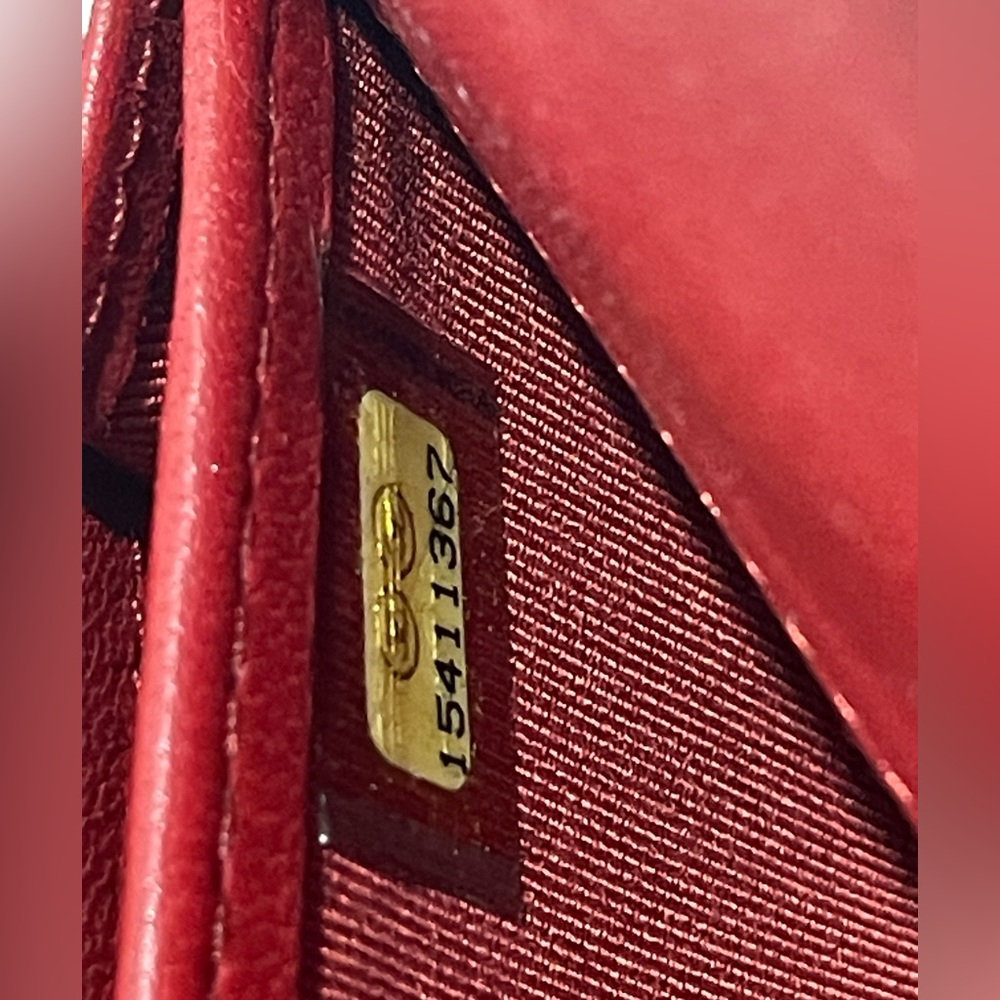 Authentic Chanel Lambskin Quilted Long Flap Wallet - Picture 11 of 12